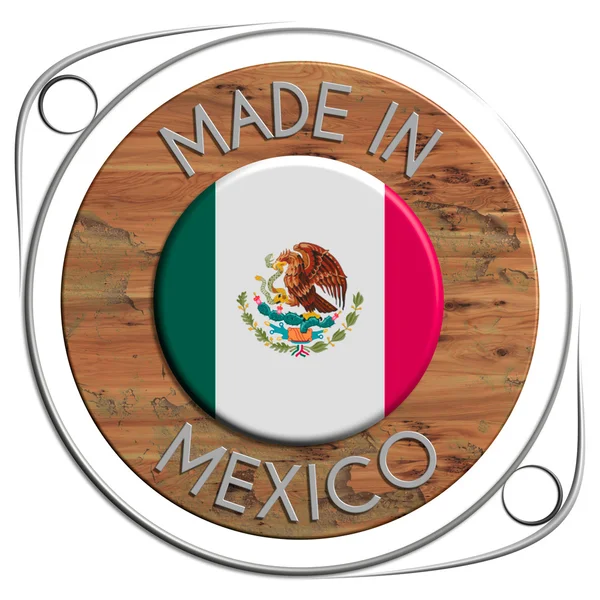 Gemaakt van metaal en grunge houten Mexico — Stockfoto