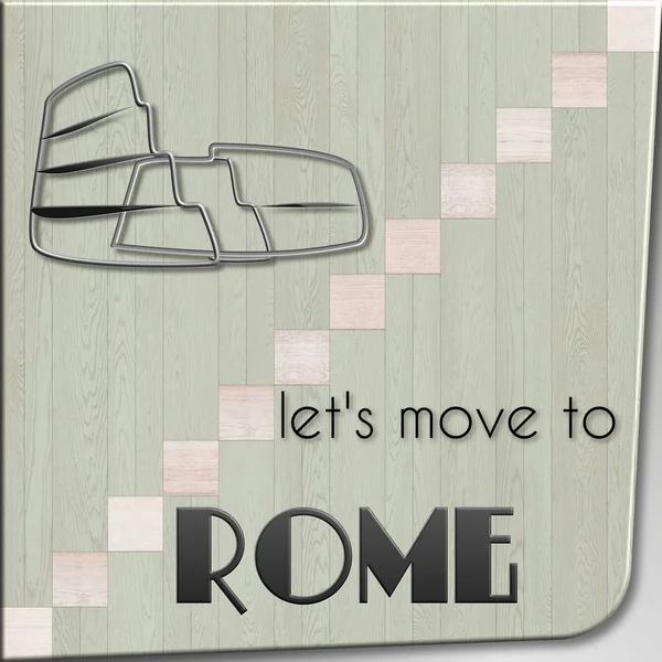 Andiamo a Roma. — Foto Stock