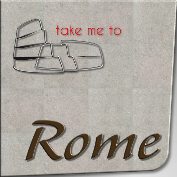Llévame a Roma. — Foto de Stock