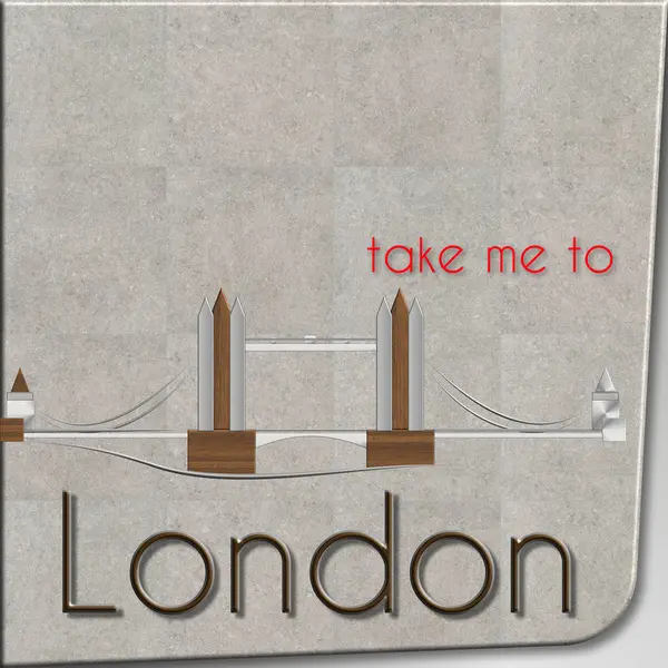 Отвези меня в Лондон. — стоковое фото