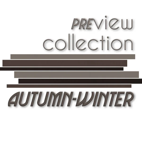 Aperçu collection automne hiver — Photo