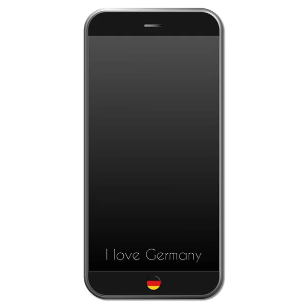 I love Germany phone — Stock Photo, Image