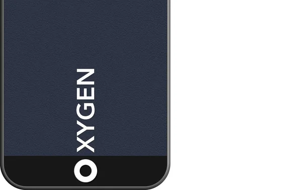 Phone with Home Oxygen button — Stock Photo, Image