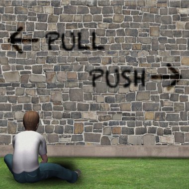 Çocuğun önünde çekme, itme yaşamın, seçimleri