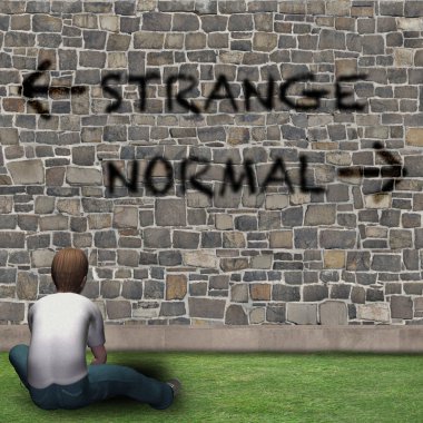 Çocuğun önünde Strange, Normal yaşamın, seçimleri