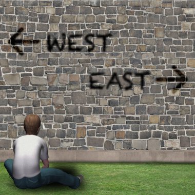 Çocuğun önünde hayat, Batı, Doğu seçenekleri