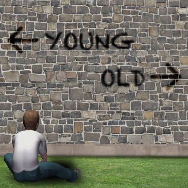 Çocuğun önünde yaşam, genç, yaşlı seçenekleri