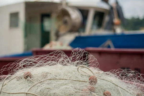 Fishing Net Ready Used Fisherman – stockfoto