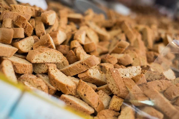 Vers Gebakken Brood Lokale Markt Stockafbeelding