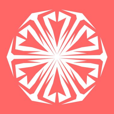 Yeni yıl tasarımınız için beyaz kar tanesi. Kar tanesi posterler, kartları, davetiye tasarım için