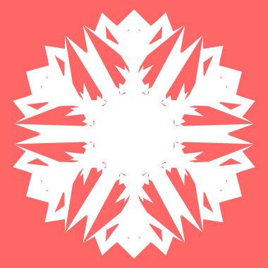 Yeni yıl tasarımınız için beyaz kar tanesi. Kar tanesi posterler, kartları, davetiye tasarım için