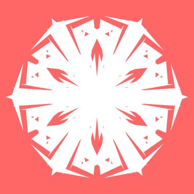 Yeni yıl tasarımınız için beyaz kar tanesi. Kar tanesi posterler, kartları, davetiye tasarım için