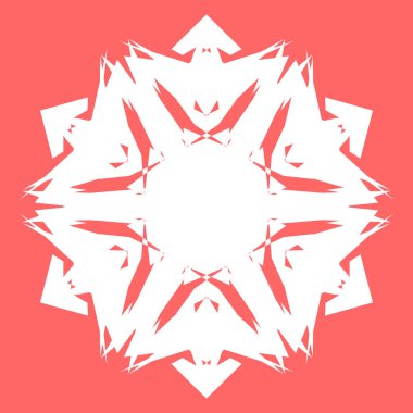 Yeni yıl tasarımınız için beyaz kar tanesi. Kar tanesi posterler, kartları, davetiye tasarım için