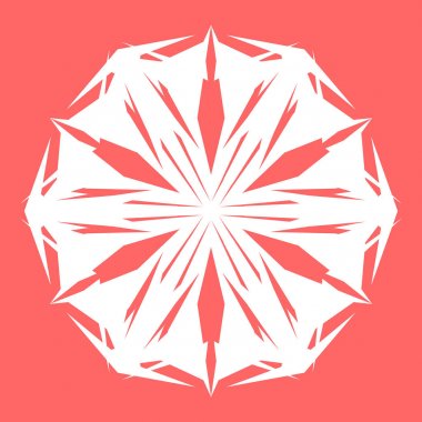 Yeni yıl tasarımınız için beyaz kar tanesi. Kar tanesi posterler, kartları, davetiye tasarım için