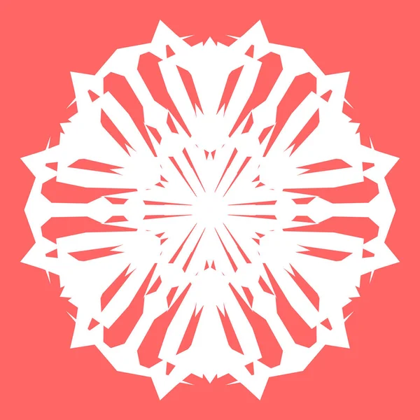 Yeni yıl tasarımınız için beyaz kar tanesi. Kar tanesi posterler, kartları, davetiye tasarım için