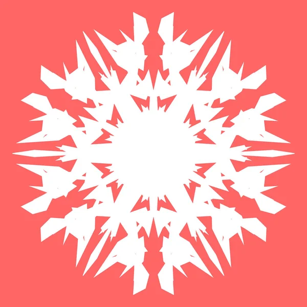 Yeni yıl tasarımınız için beyaz kar tanesi. Kar tanesi posterler, kartları, davetiye tasarım için