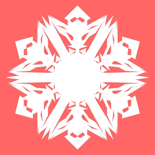 Yeni yıl tasarımınız için beyaz kar tanesi. Kar tanesi posterler, kartları, davetiye tasarım için