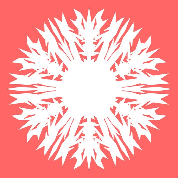 Yeni yıl tasarımınız için beyaz kar tanesi. Kar tanesi posterler, kartları, davetiye tasarım için