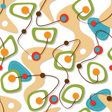 Son moda renkli soyut desen