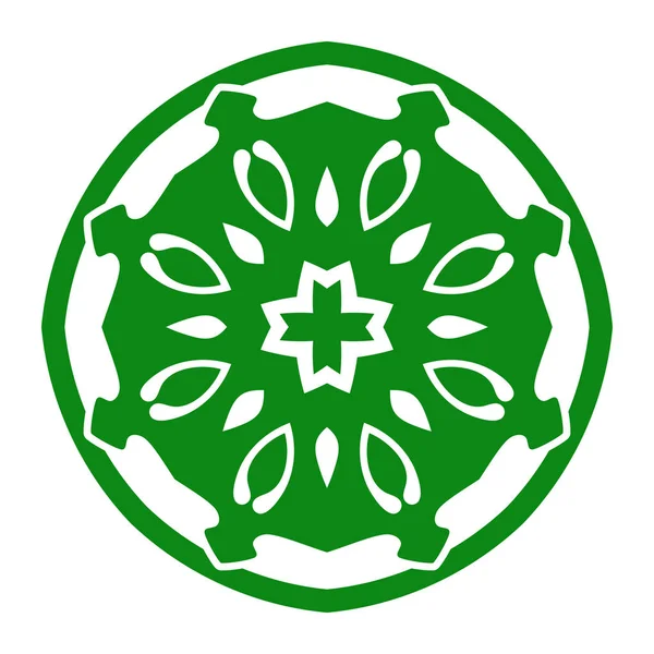 Vektör çizim süsleme beyaz motifli beyaz izole