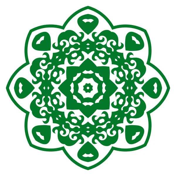 Vektör çizim süsleme beyaz motiflerle