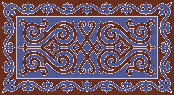 Tsjetsjeense Traditionele Ornament Vectorillustratie — Stockvector