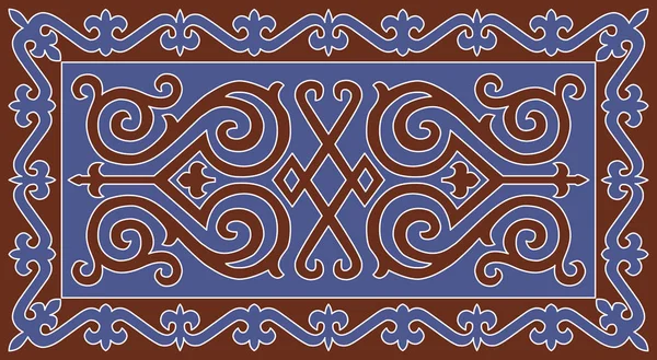 Çeçen geleneksel süsü. Vektör illüstrasyonu.