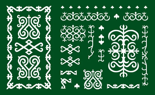 Kaukasisches Traditionelles Ornament Vektorillustration — Stockvektor