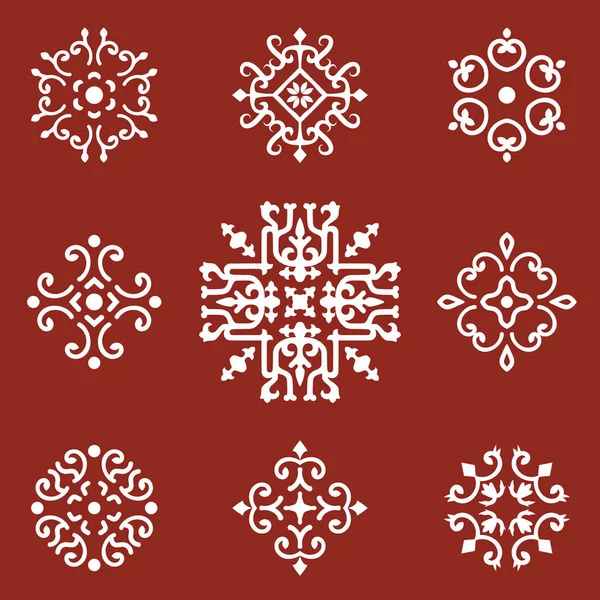 Vektor Kaukasus Ornament Muster — Stockvektor