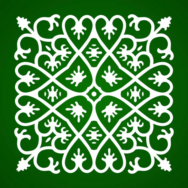 Vektor Ornament Mit Kaukasischen Motiven — Stockvektor