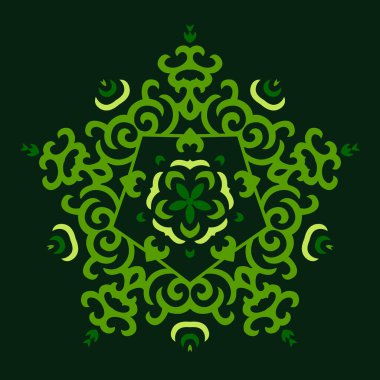 Kafkas Motifleriyle Vektör Süslemesi