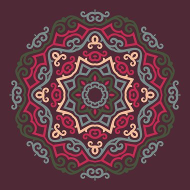 Kafkas Motifleriyle Vektör Süslemesi