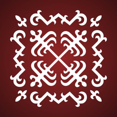 Kafkas Motifleriyle Vektör Süslemesi