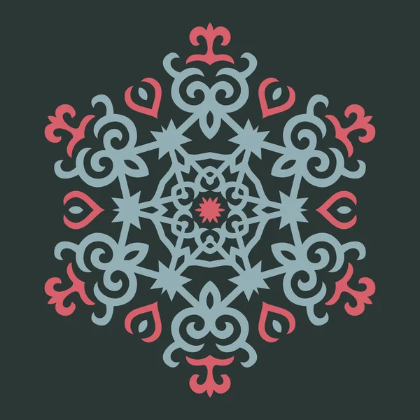 Ornement Vectoriel Avec Des Motifs Caucasiens — Image vectorielle