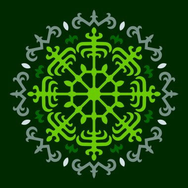 Kafkas Motifleriyle Vektör Süslemesi