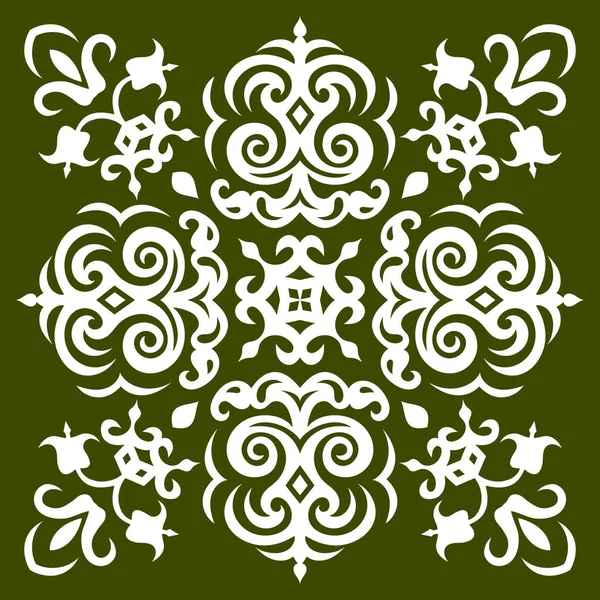 Kafkas Motifleriyle Vektör Süslemesi