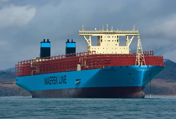 Container ship Madrid Maersk. — Stock Photo, Image