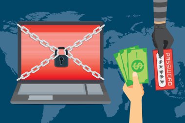 Kurban döviz para için parola karanlık hacker elinde.