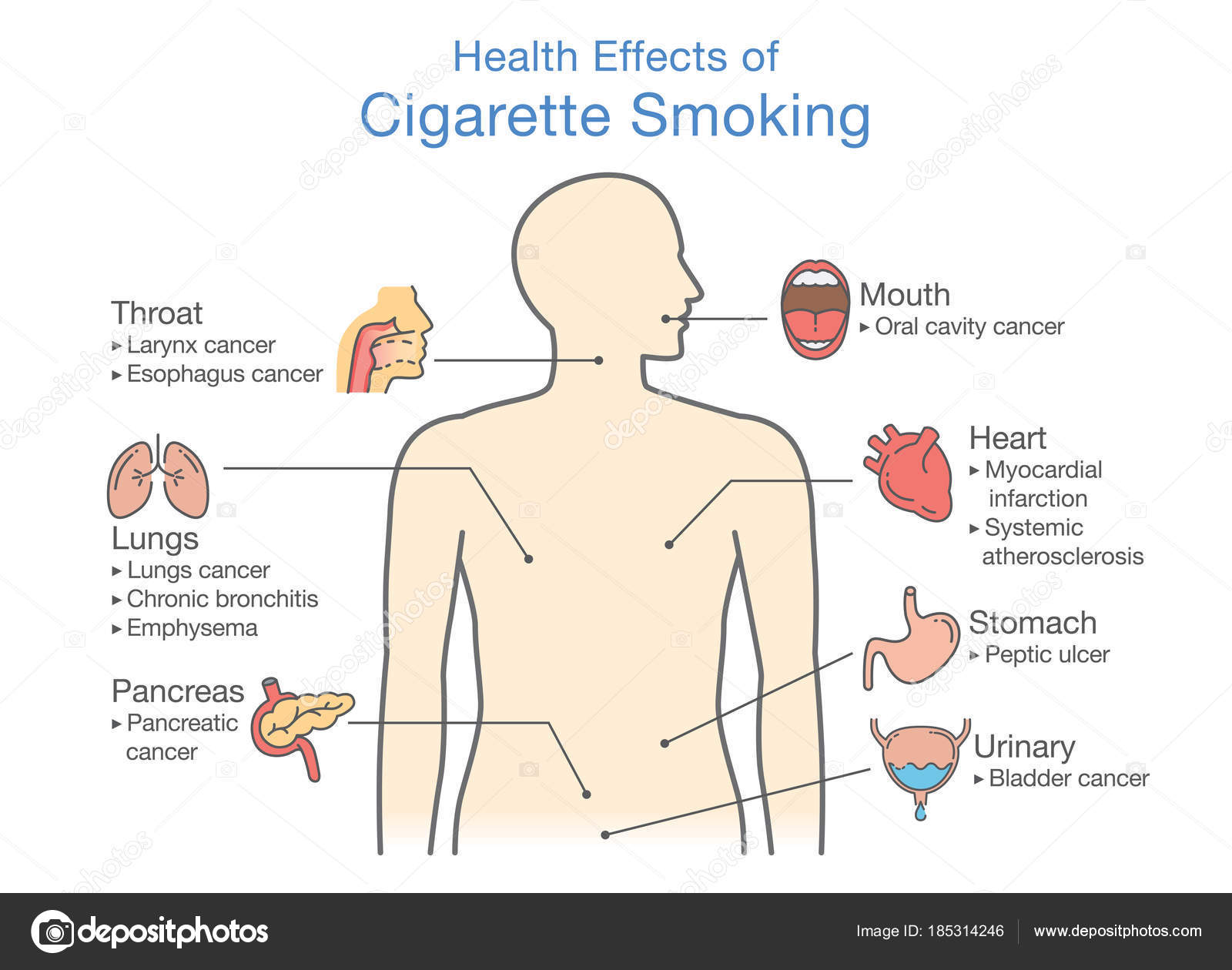 Analyzes The Negative Health Impact Of Cigarette Smoking - Digital Media