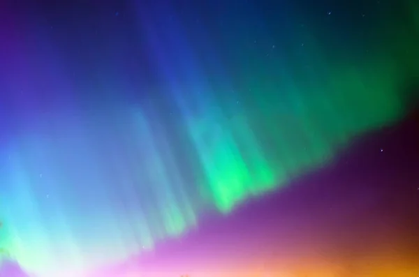 Polar northen Lights aurora borealis. Sky night stars — Stock Photo, Image
