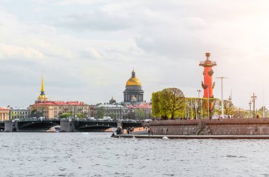 St. Isaac's Katedrali Strelka Vasilievsky Adası St. Petersburg