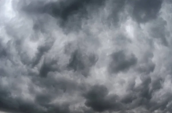 Cinza Texturizado Nuvens Tempestade Mau Tempo — Fotografia de Stock