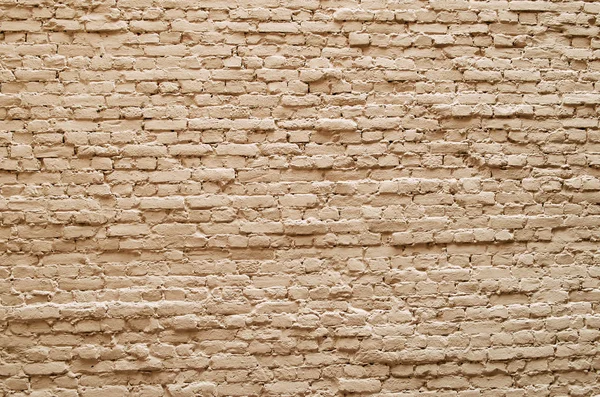 Fondo de ladrillo pared textura amarillo beige . — Foto de Stock