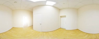 modern boş daire iç, derece se görünümünde 360 panorama