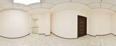 modern boş daire iç, derece seamless panorama 360 panorama görünümünde.