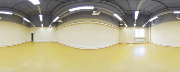 360 vistas panorámicas en el interior moderno apartamento vacío, grados sin fisuras panorama . — Foto de Stock