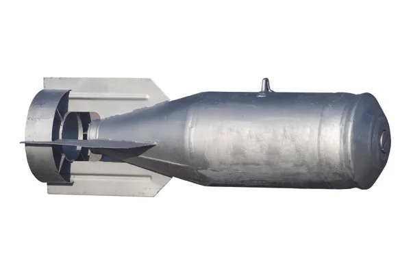 Armas de bomba de batalha isoladas no fundo branco . — Fotografia de Stock