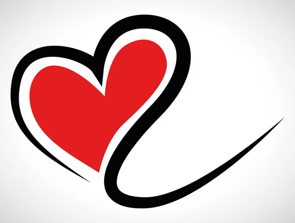 Απεικόνιση σχήματος καρδιάς — Διανυσματικό Αρχείο