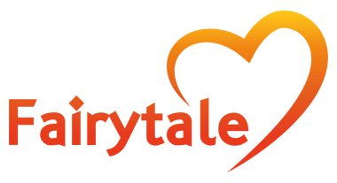 Kalp ile illüstrasyon Fairytale