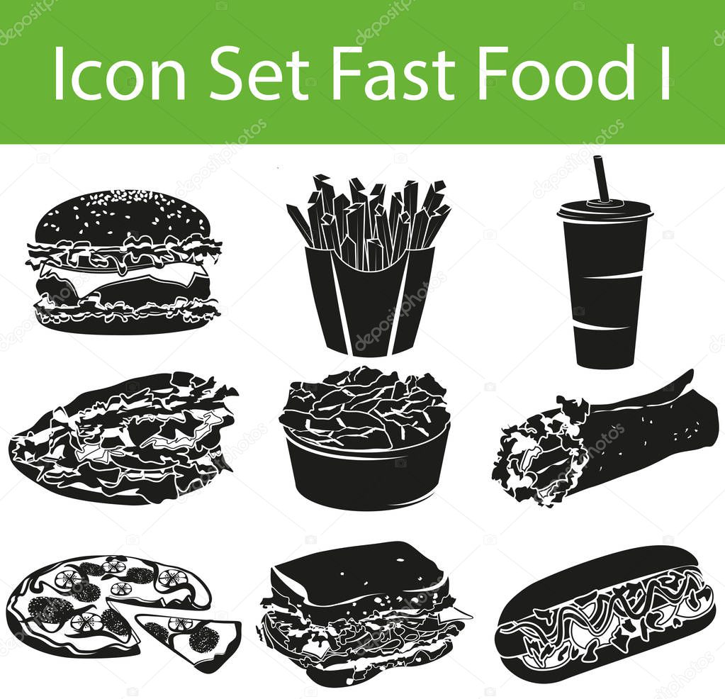 Icon Set Fast Food I